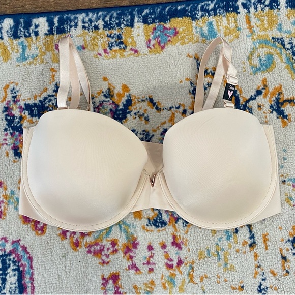 🆕 NWT VICTORIA’S SECRET Love Cloud push-up bra Champagne nude color Womens 36D - Picture 8 of 8